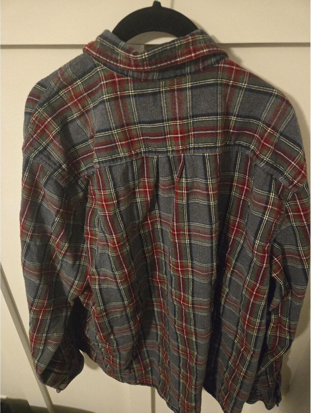 L.L. Bean Traditional Fit Flannel Shirt Plaid XL - Picture 3 of 4